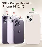 Vista 9 de GONEZ Funda magnética para iPhone 14, compatible con Magsafe, con protector de pantalla + protector de cámara, forro de microfibra antiarañazos