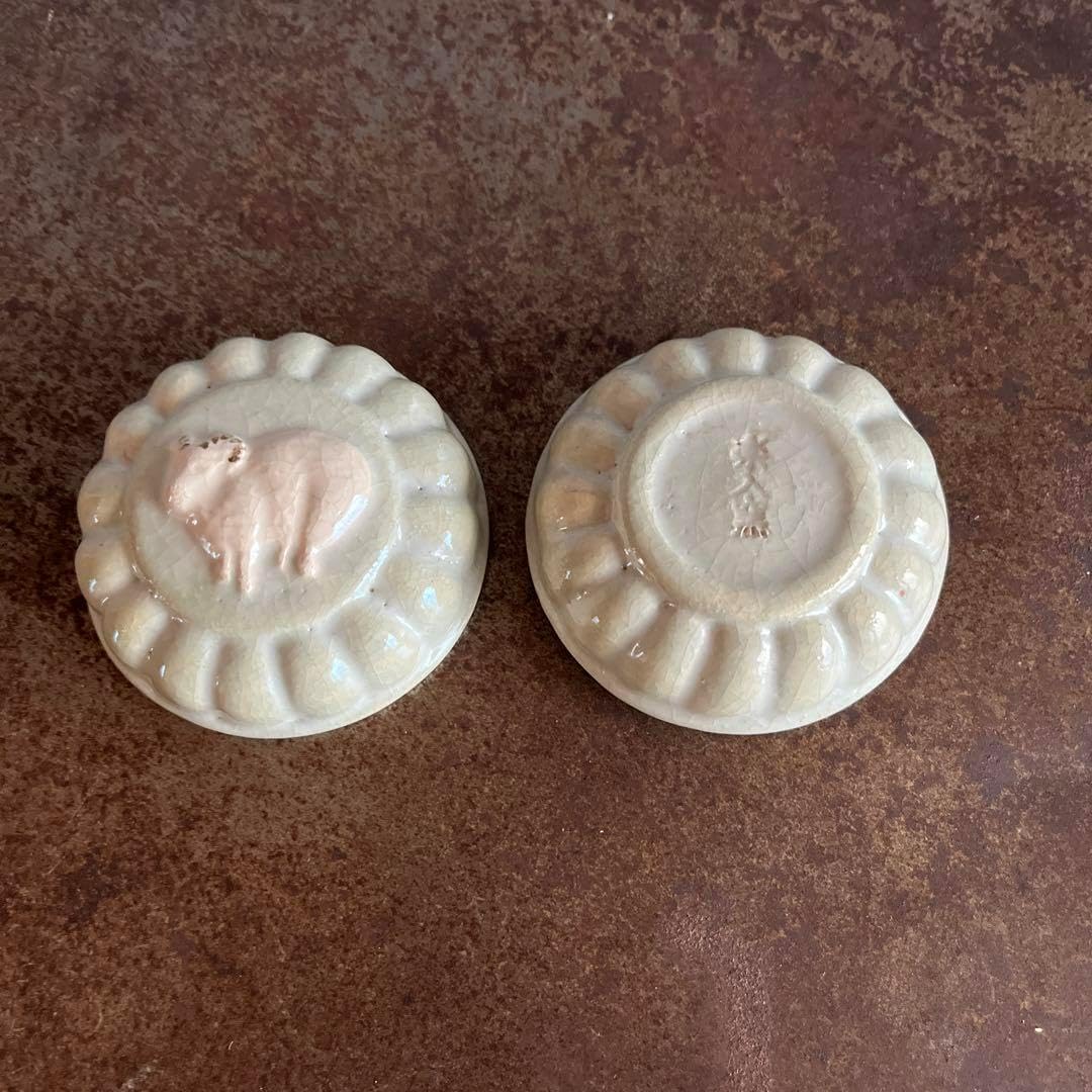 木造 花童香合 木箱入 仏像 仏具 茶道具 ◇木造 花童香合 木箱入 仏像