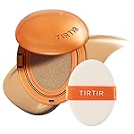 TIRTIR Mask Fit Ai Filter Cushion Foundation | AI-Like Semi-Matte Finish - Up to 72-Hour Medium to Full Coverage Korean BB Cushion Make up Beauty, 30N Rich Honey, 0.63 Fl Oz