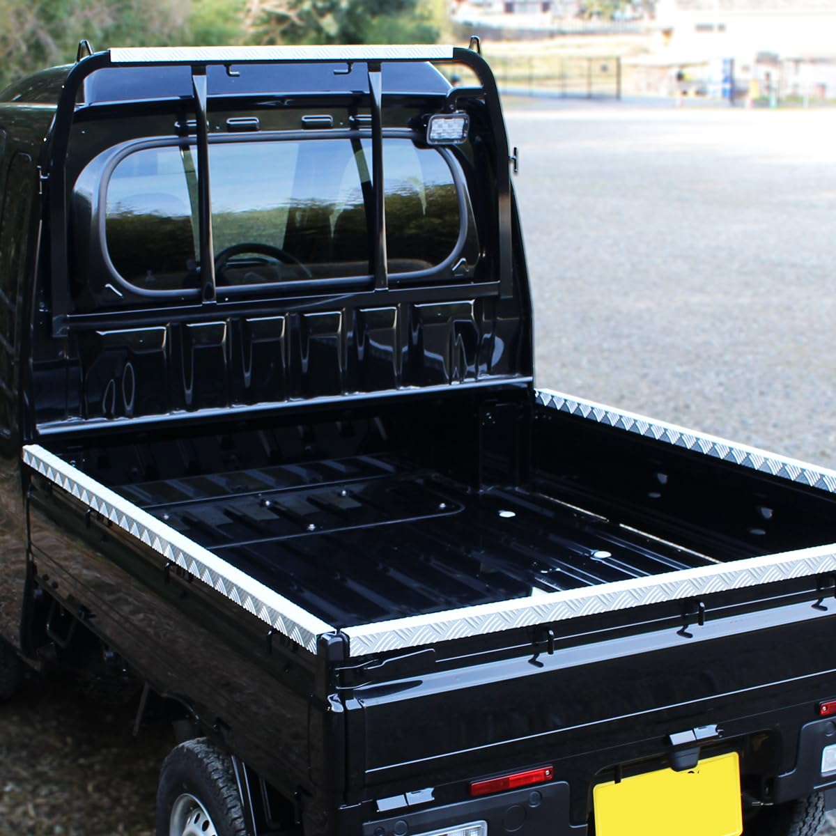 Amazon.co.jp: ハイゼットジャンボ あおりガード 荷台ガード アルミ縞