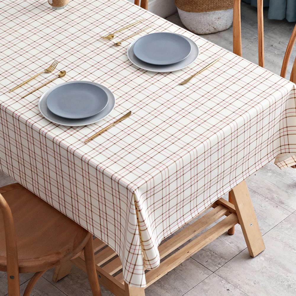 Nappe rectangulaire PVC fini les taches lavable éponge