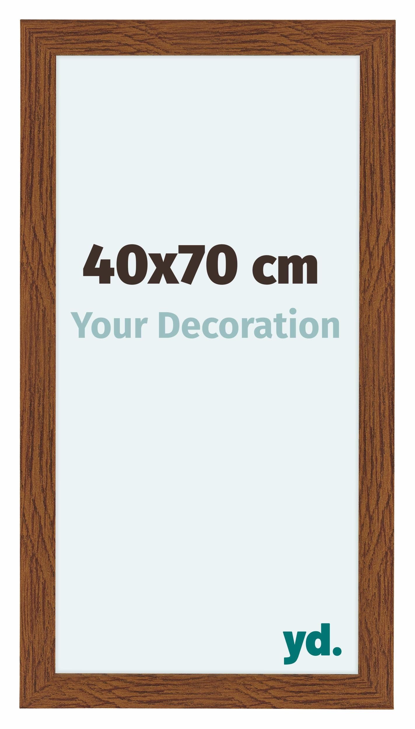 Your Decoration - Picture Frame 40x70 cm - Oak Rustic - Decorative Wall Frame in MDF with Antireflection - Frame 40x70 - Como — image 1