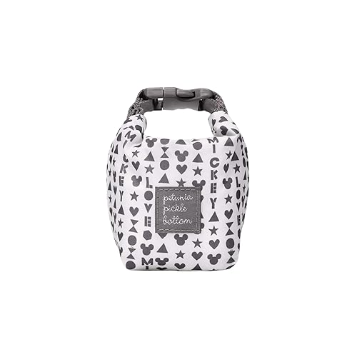 Petunia Pickle Bottom Soporte para aperitivos y chupetes para bebés Bolsa aislante para aperitivos y reutilizable Elegante soporte para