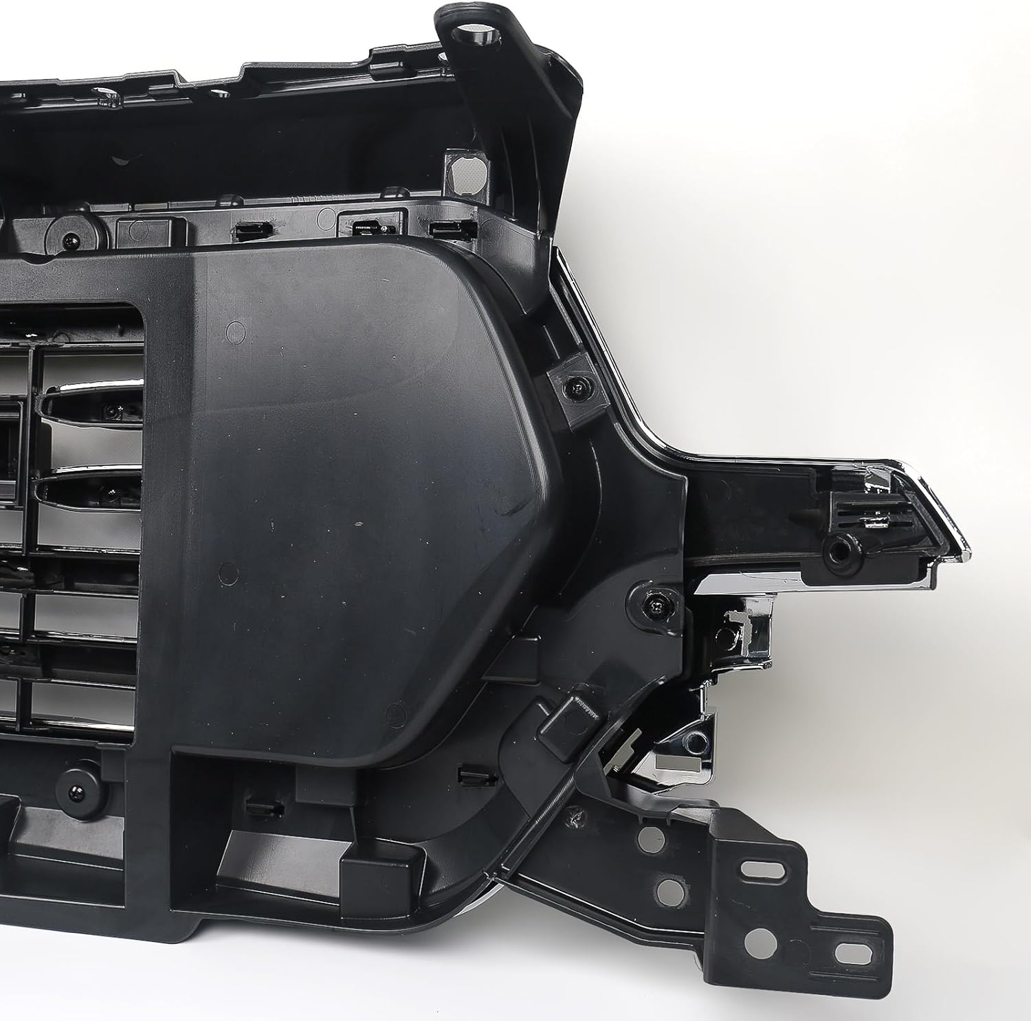 Grille Compatible with Dodge Ram 1500 (Only for LongHorn) 2019 2020 2021 2022 with Grille Base Back Bracket Front Upper Grill Chrome OEM 68404994AD