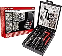 Vista 24 de BILITOOLS Kit de reparación de roscas M12x1.25, kit de reparación de hélice de taladro HSS métrico