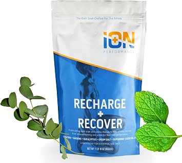 iON Creatine Recharge Advanced Athlete Bath Soak for Sustained Performance & Rapid Recovery | Featuring Creatine for Optimized Muscle Priming
