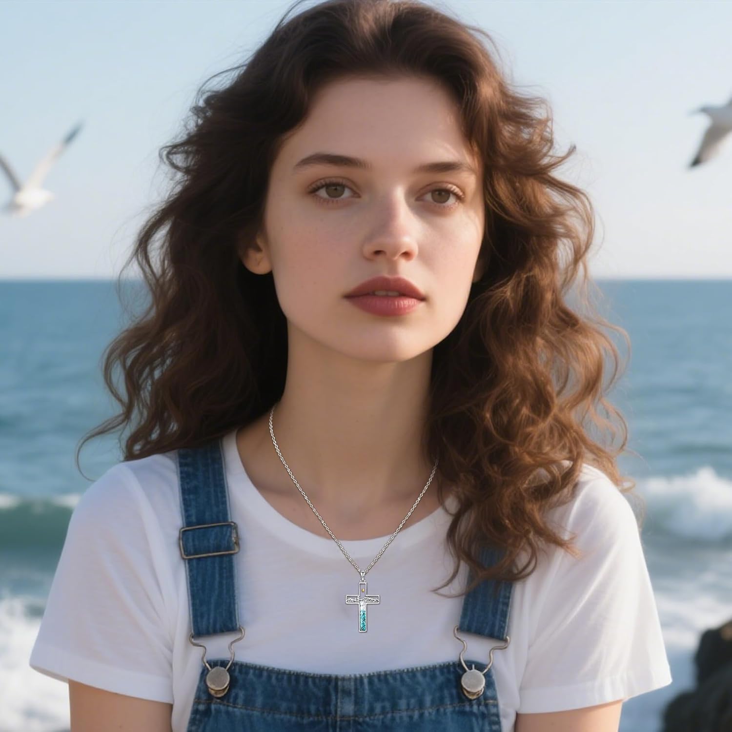 Mustard Seed/Sunset Necklace for Women 925 Sterling Silver Religious Faith Jewelry Gifts for Christian - Image 5