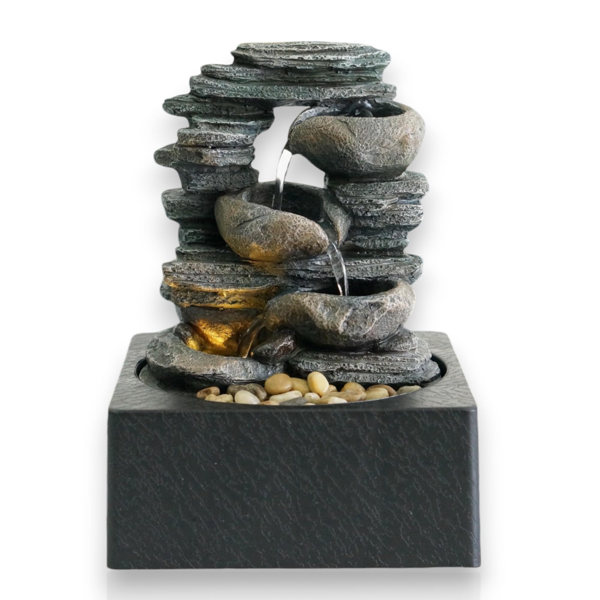 Stone Effect Hare Sculpture Resin Rabbit Home Garden Statue Ornament Animal 40cm