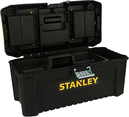 Miniatura 20 de STANLEY Caja de herramientas esenciales (16 pulgadas), solución de almacenamiento duradera con bandeja extraíble y organizadores, para