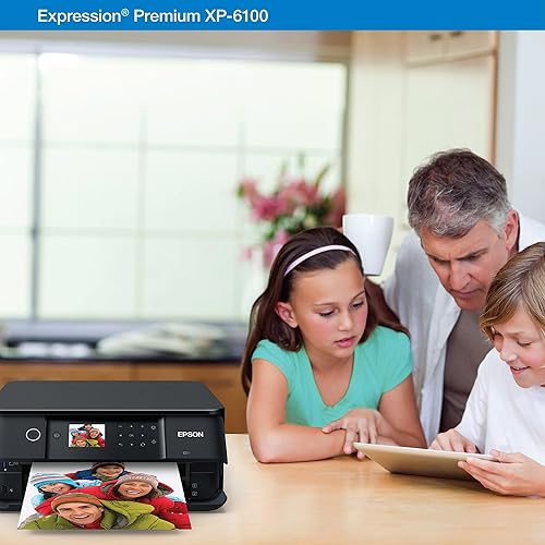 Vista 12 de Epson XP-7100 Expression Impresora de fotos a color Premium inalámbrica, negro