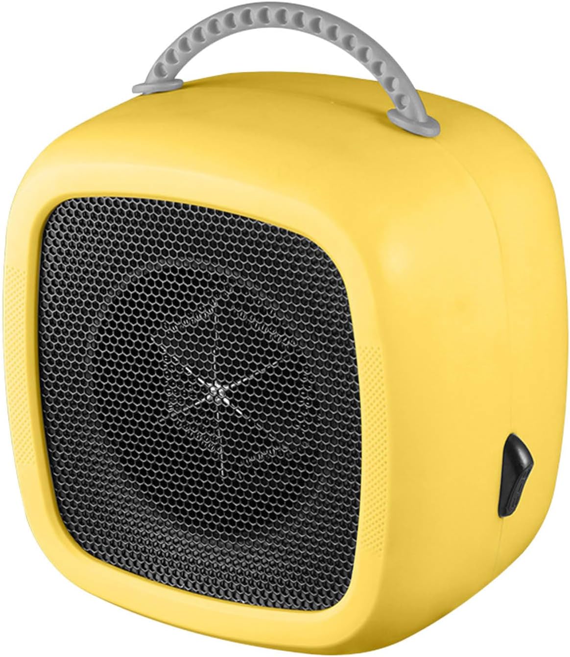 500W Small Space Heater with 2 Mode Adjustable, PTC Ceramic Heater with Thermostat, Safety Features: Tip-Over Protection, Quiet Operation for Home, Office, Bedroom Indoor Use