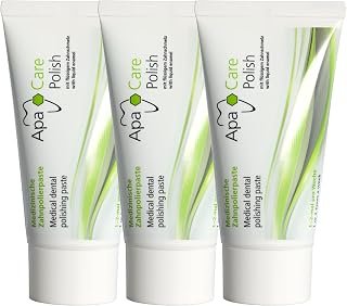 Apa Care Polish Zahnpolierpaste, 3 Tuben