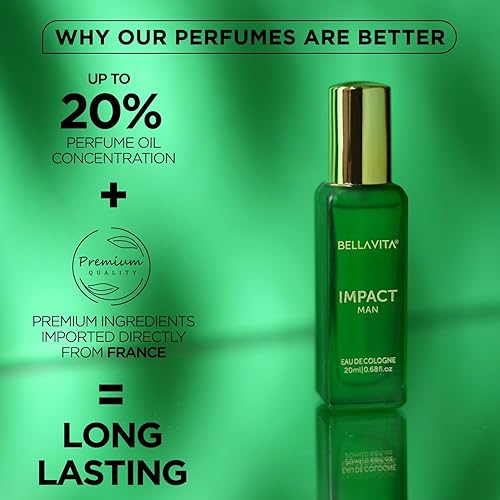 Miniatura 5 de B.ella Vita Luxury Impact Men Eau De Cologne Liquid Perfume With Mendarin Orange, Patchouli, Cedar  Woody, Citrusy Long Lasting Edc Fragrance Fresh