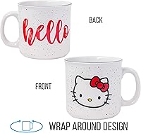 Vista 5 de Silver Buffalo Sanrio Hello Kitty Taza de Cerámica Camper, 20 onzas