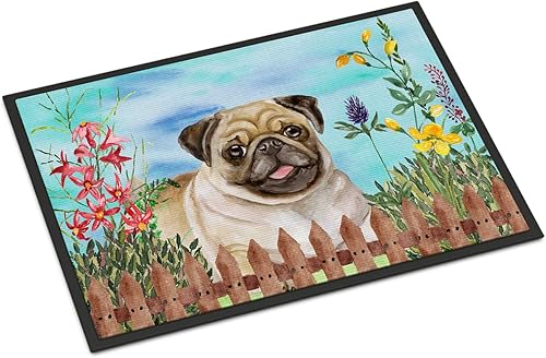 Caroline's Treasures CK1280JMAT - Felpudo de 24 x 36 pulgadas para puerta delantera, para interiores y exteriores, para entrada, antideslizante,