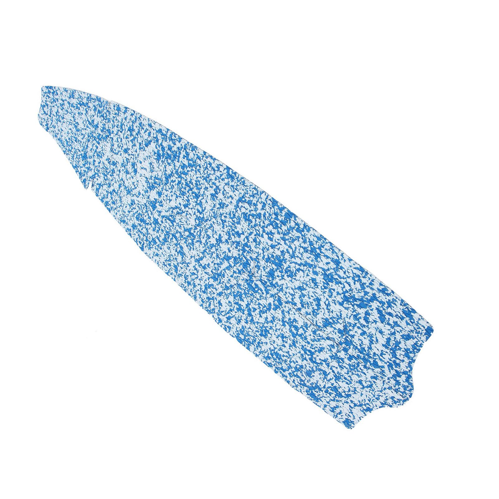 Bediffer Surfbrett-Traktionspad-Set mit 9 Stück, Rutschfestes Eva-Surfzubehör für Kitesurfen und Paddle-Boards, Blau und Weiß, 188 X 60 cm