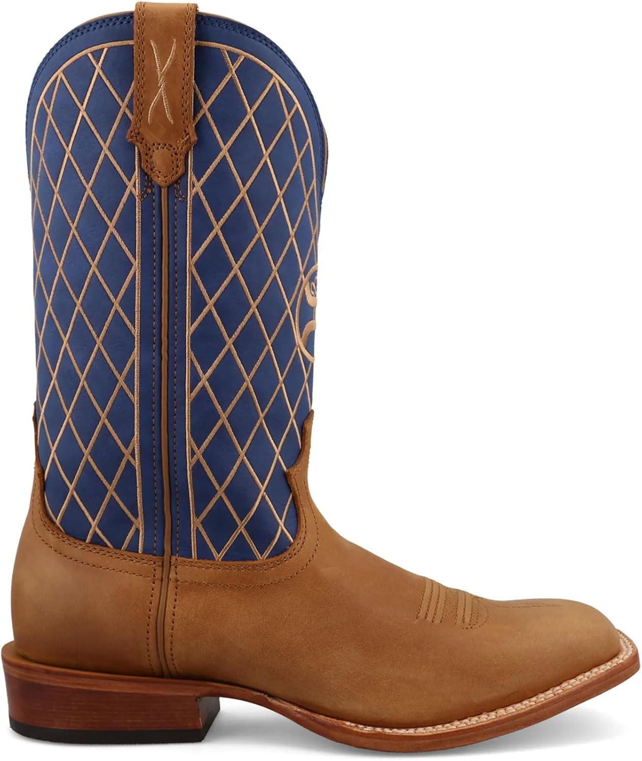 Twisted X Men's 12" WS Toe Hooey Boot - Western Pull-on Boots