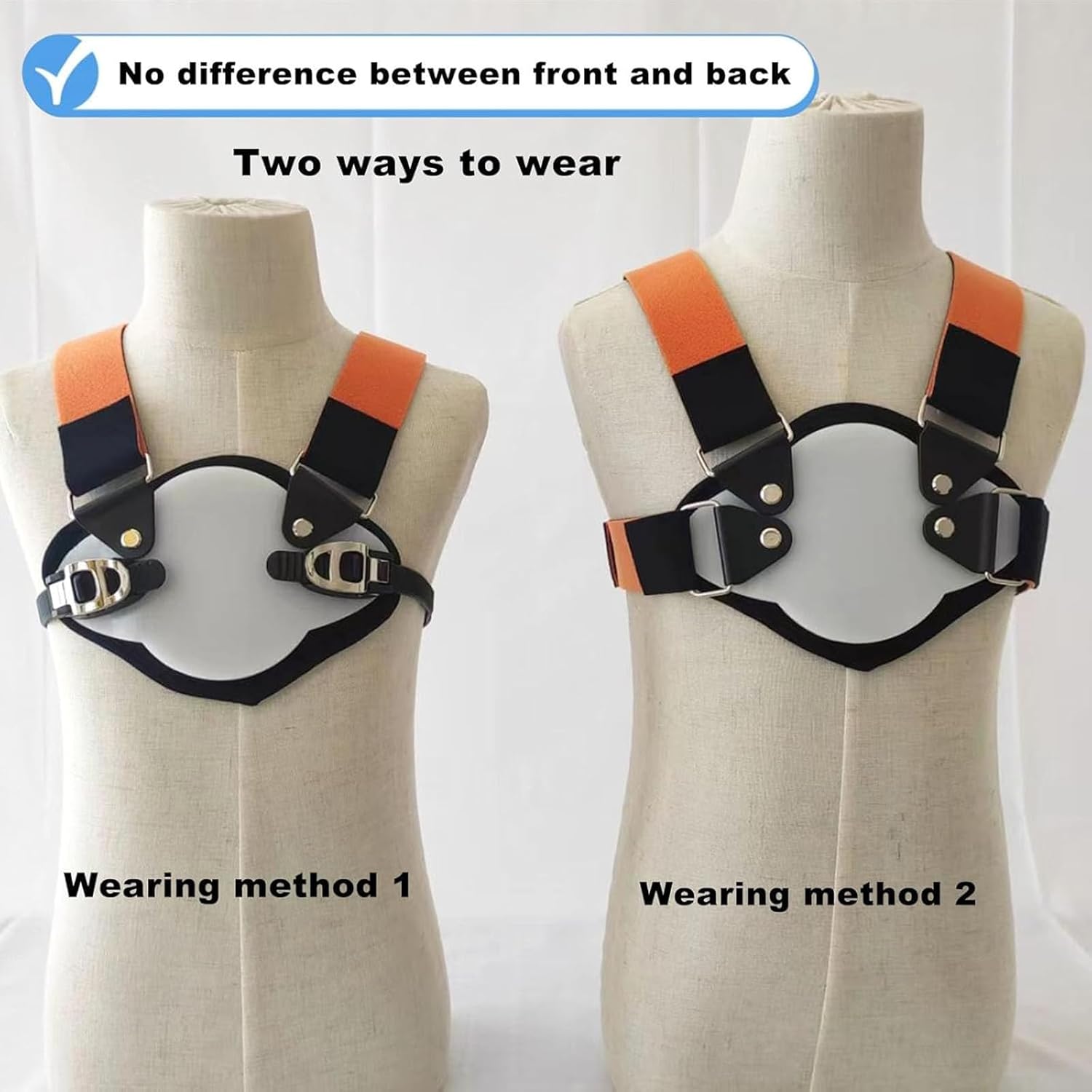 Pectus Carinatum Orthosis Brace, Pigeon Chest Support, Thoracic Depression Brace, Freely Adjust The Size & Skin-Friendly and Breathable, Day and Night Use & Will Not Move for All Ages