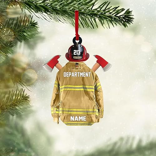 Miniatura 3 de Personalized Fireman Christmas Ornaments, Firefighter Gifts, Firefighter Christmas Ornament, Fireman Ornament, Fireman Gifts, Firefighter Decorations