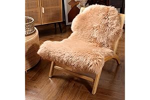 Genuine Sheepskin Fur Area Rug - Premium Australian Lambskin Seat Covers