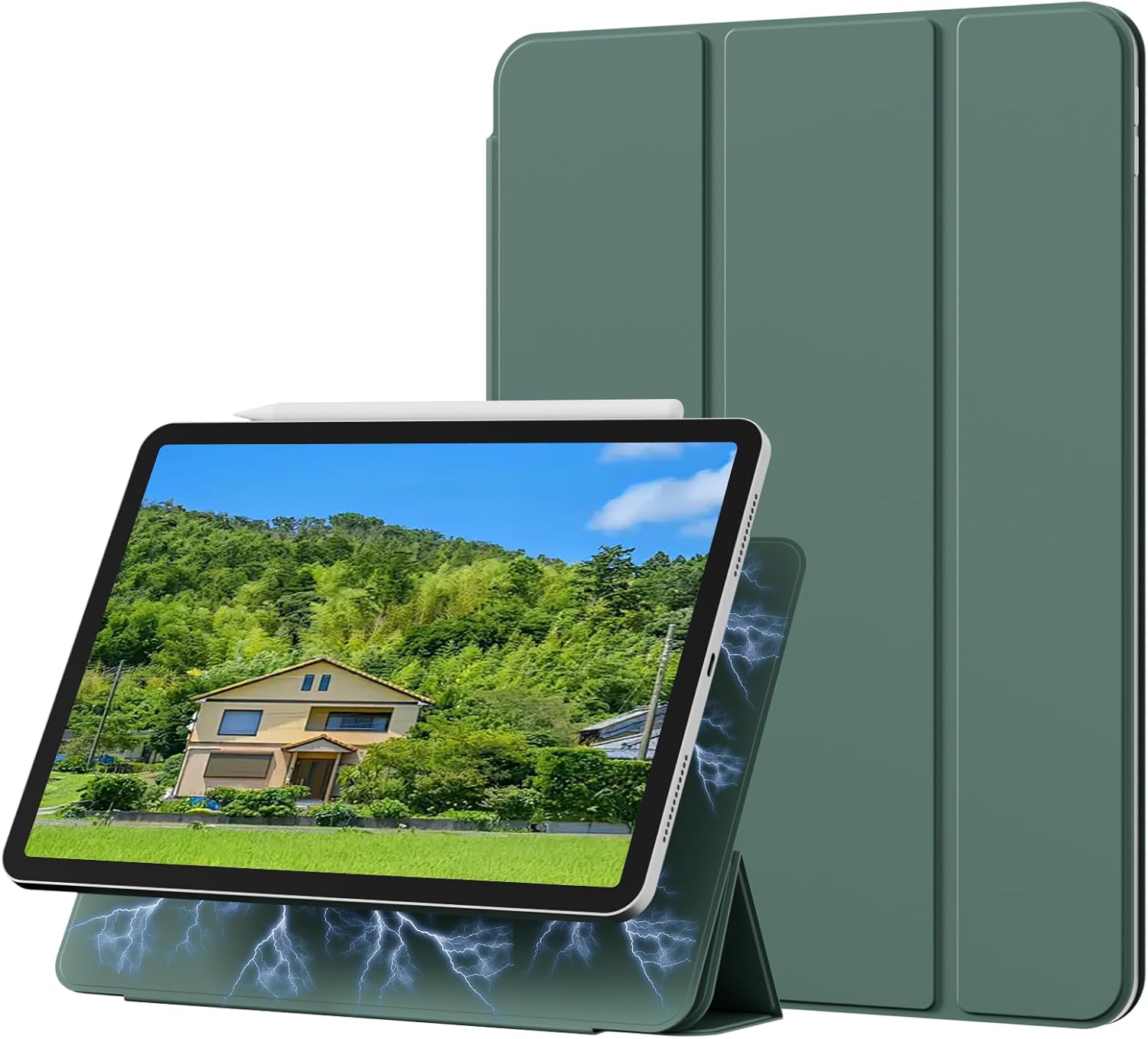 KENKE (ケンケ) 磁気ケース iPad Air 11インチケース (M3/M2) 2025/2024 iPad Air 第5世