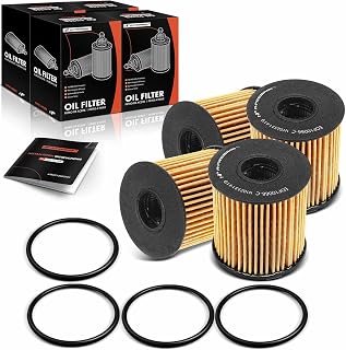 A-Premium 4-PC 10K Miles Protection Oil Filter Compatible with Mini Cooper 2007-2015, Cooper Countryman 2011-2016, Cooper Paceman 2013-2016 & Metropolitan Series B 1956-1957, Replace# C2S29685