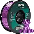 eSUN PLA Soie Filament 1.75mm, Soyeux Brillant Imprimante 3D Filament PLA, Précision Dimensionnelle +/- 0.05mm, 1KG Bobine (2.2 LBS) Filament d'impression 3D pour Imprimante 3D, Violet Soie