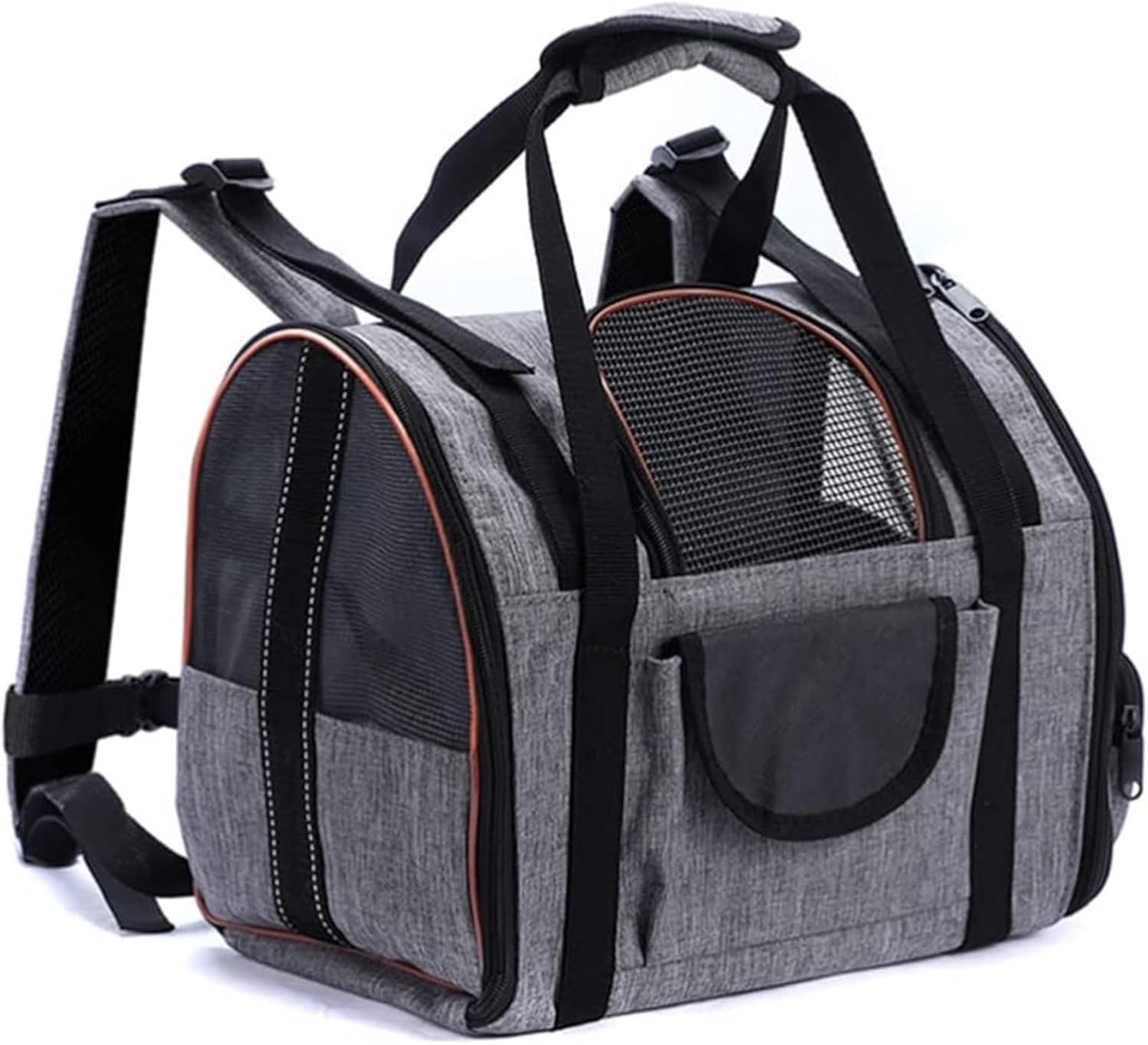 Breathable Car Seat Dog Backpack Outdoor Travel Mesh Waterproof Foldable Bag (Color : A)