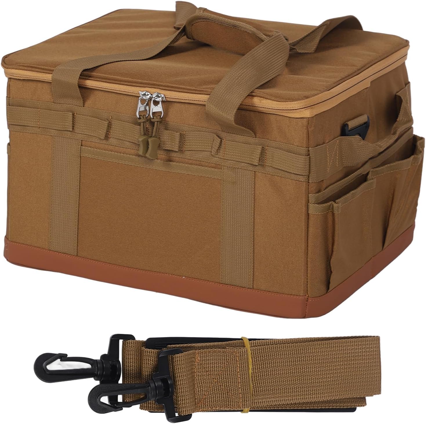 ZJchao 30L Camping Bag, Camping Organizer, Multipurpose Large Capacity Lightweight Hard Collapsible Storage Bag with Handles For Campers, Hikers, Backpackers