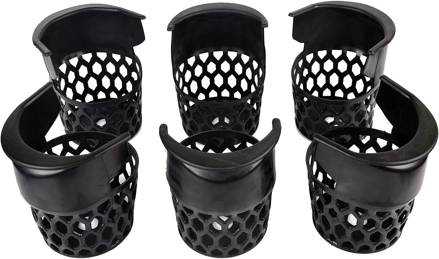 Pool Table Pockets Replacement Pockets for Billiard Table Set of 6 Plastic Web Pockets