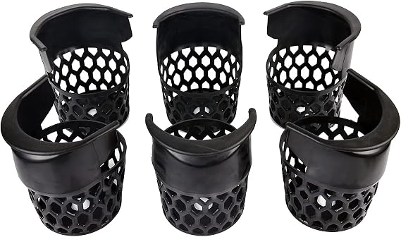 Pool Table Pockets Replacement Pockets for Billiard Table Set of 6 Plastic Web Pockets