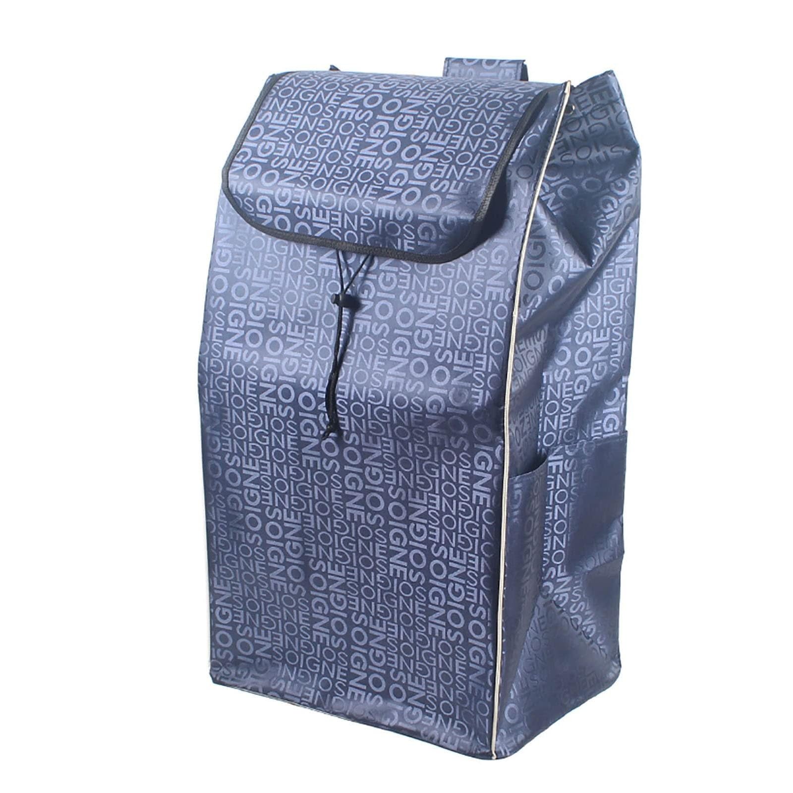 Shopping cart bags, Double-Sided Design Portable Grocery Tote Large Capacity 38x30x70cm