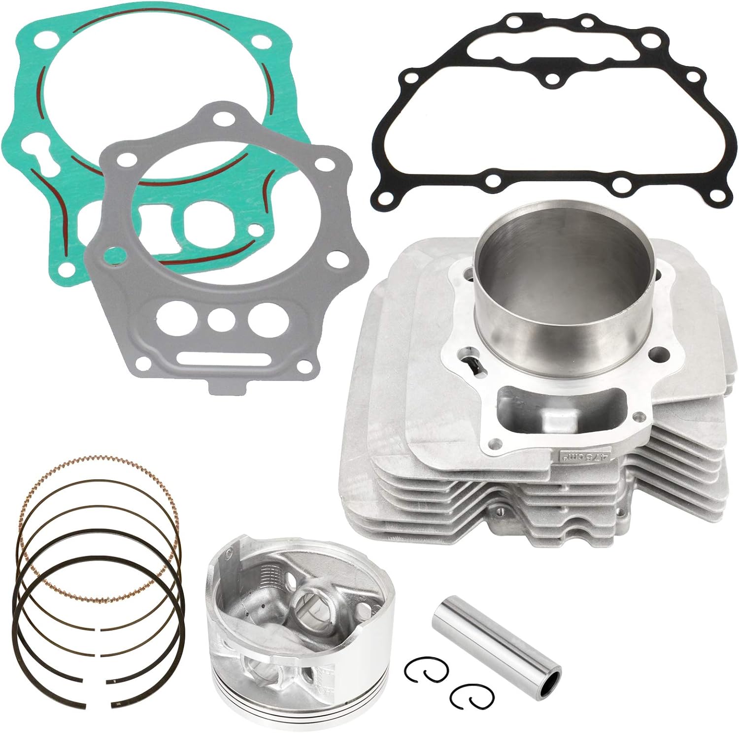 Caltric Cylinder Piston Ring Gasket Kit Compatible with Honda Foreman 500 Trx500Fpe 4X4 Es 2007-2011