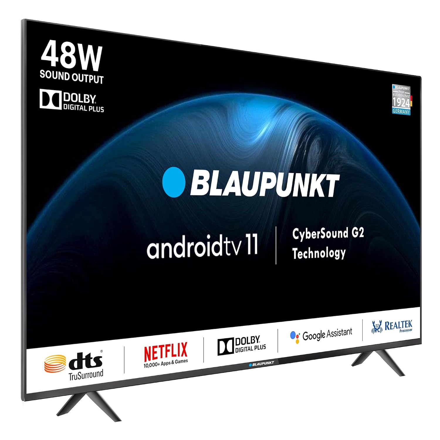 Blaupunkt CyberSound G2 Series 108 cm (43 inch) Full HD LED Smart Android TV 2023 Edition with Dolby Digital Plus & 48 W Sound Output (43CSG7105) 7 71KAerleLQL. SL1500