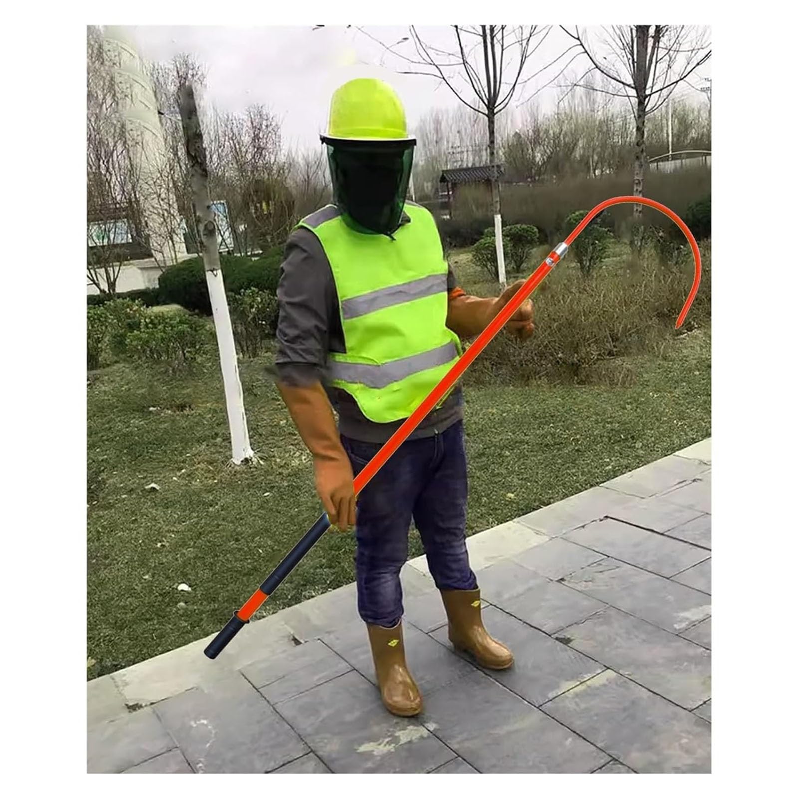Gancho de rescate aislado portátil y varilla de tracción eléctrica de 35kv 1