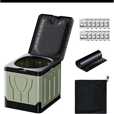 簡易トイレ 携帯トイレ ポータブルトイレ 非常用トイレ 防災グッズ 持ち運び易い 組み立て簡単 多用途 一台５役 コンパクサイズ 防災トイレ 15年長期保管可能 …