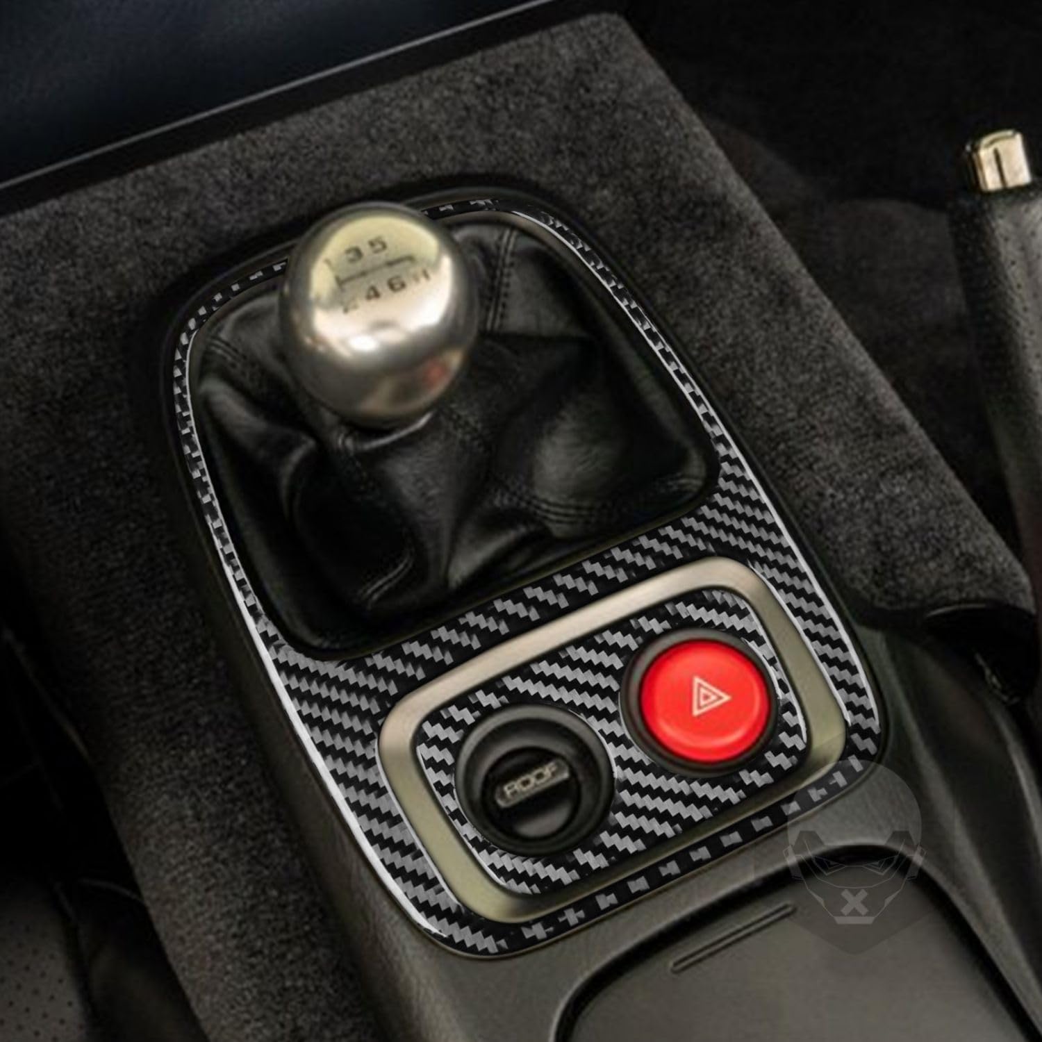 Amazon | センターコンソールパネルカバーシフターフレームカーボン