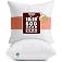 Utopia Bedding 18x18 Pillow Inserts, Set of 2, White – Indoor Decorative Throw Pillows for Bed, Sofa & Couch – Soft, Supporti