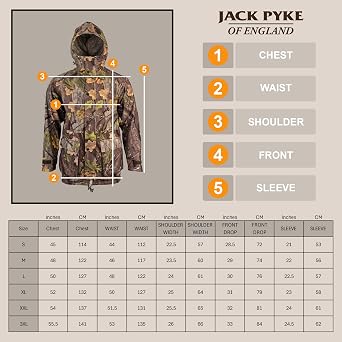 JACK PYKE Rannock Jacket English Oak Evolution