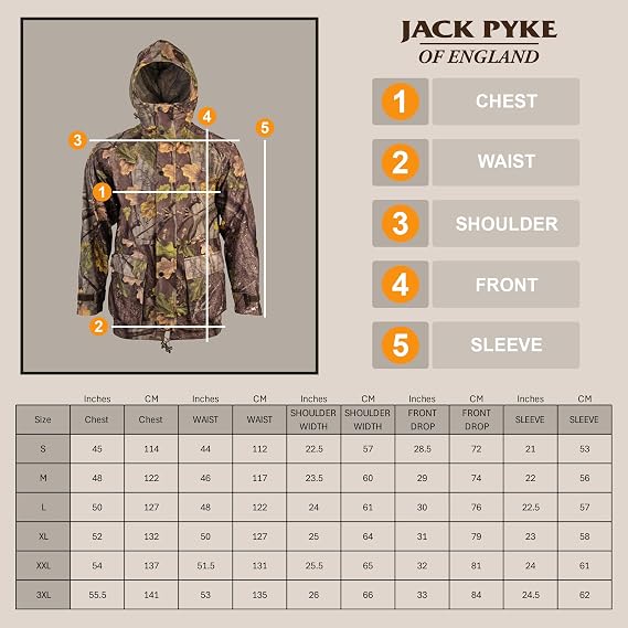 JACK PYKE Rannock Jacket English Oak Evolution