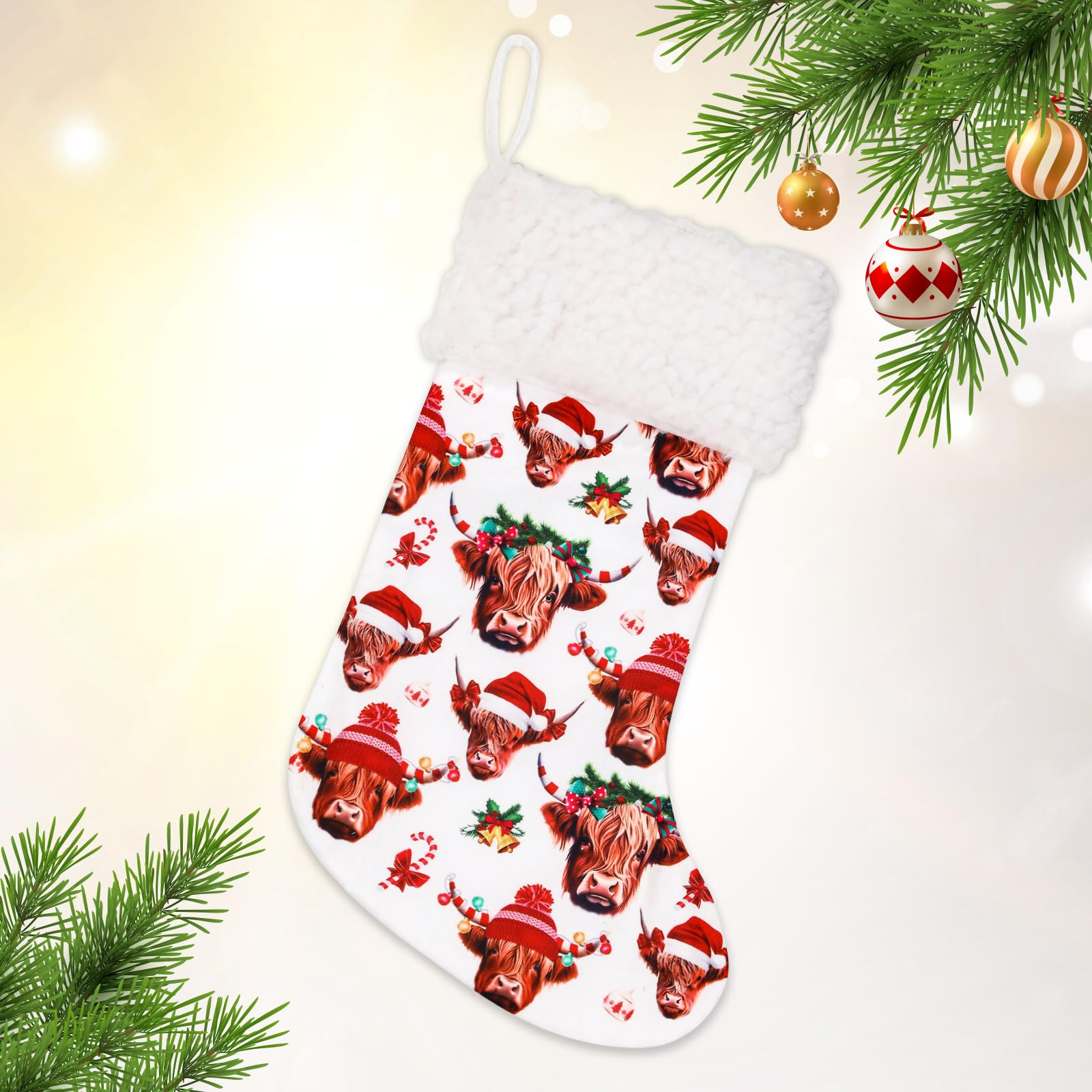 ranch dressing christmas stocking Amazon.com: Fangleland Highland Cow Christmas Stocking, Large Size Rustic  Farmhouse Hanging Sock Tree Decorations Fireplace Ornaments for Xmas Winter  Family Holiday Party Favor Home Decor Supplies : Home & Kitchen