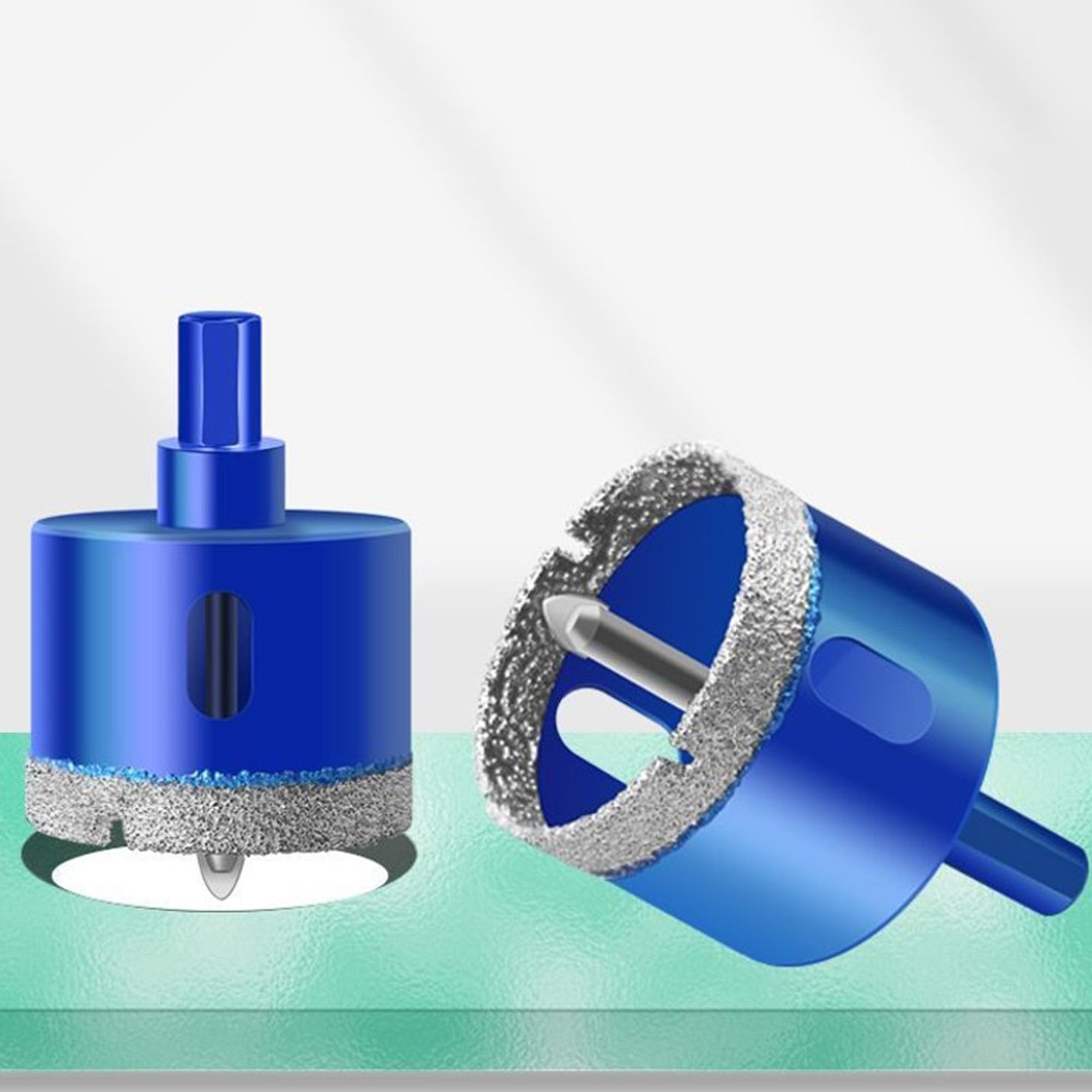 AGSYFFD 65 mm diamond hole saws glass drilling saws diamond coated drills for glass marble granite - Image 2