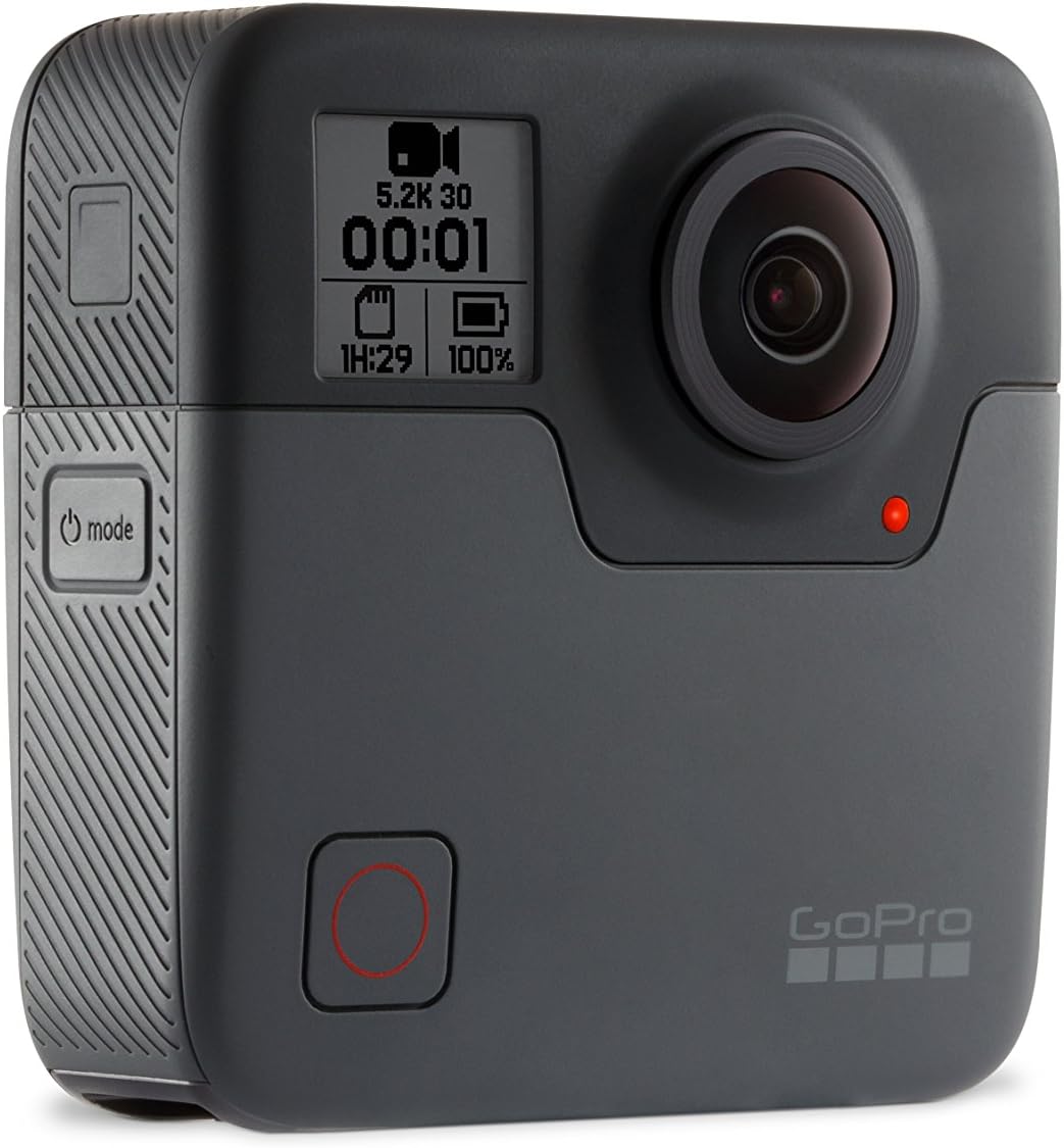 gopro camera fusion 360 waterproof digital vr camera with spherical 5 2k hd video 18mp photos