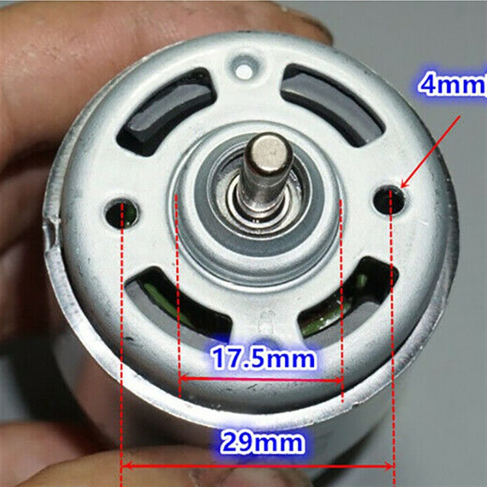 Lcuihong-Mini motor de DC RS-775 Taladro y destornillador DC 12V-20V 18V 19000RPM, Motor de alta potencia de alta potencia de alta velocidad, herramientas eléctricas de jardín de torsión grande Piezas