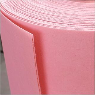 Tela de fieltro 35 Colores Tela De Fieltro Por Metros 2mm De Grosor Para Manualidades Costura Patchwork Proyectos Artesanales Decoraciones Navideñas DIY 100 Cm De Ancho Vendido Por (Color:rosa claro)