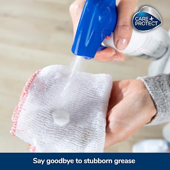 CARE + PROTECT Degreaser Cleaning Spray for Stainless Steel Surfaces, Sink, Cooker Hoods, 500ml [Energy Class A+]