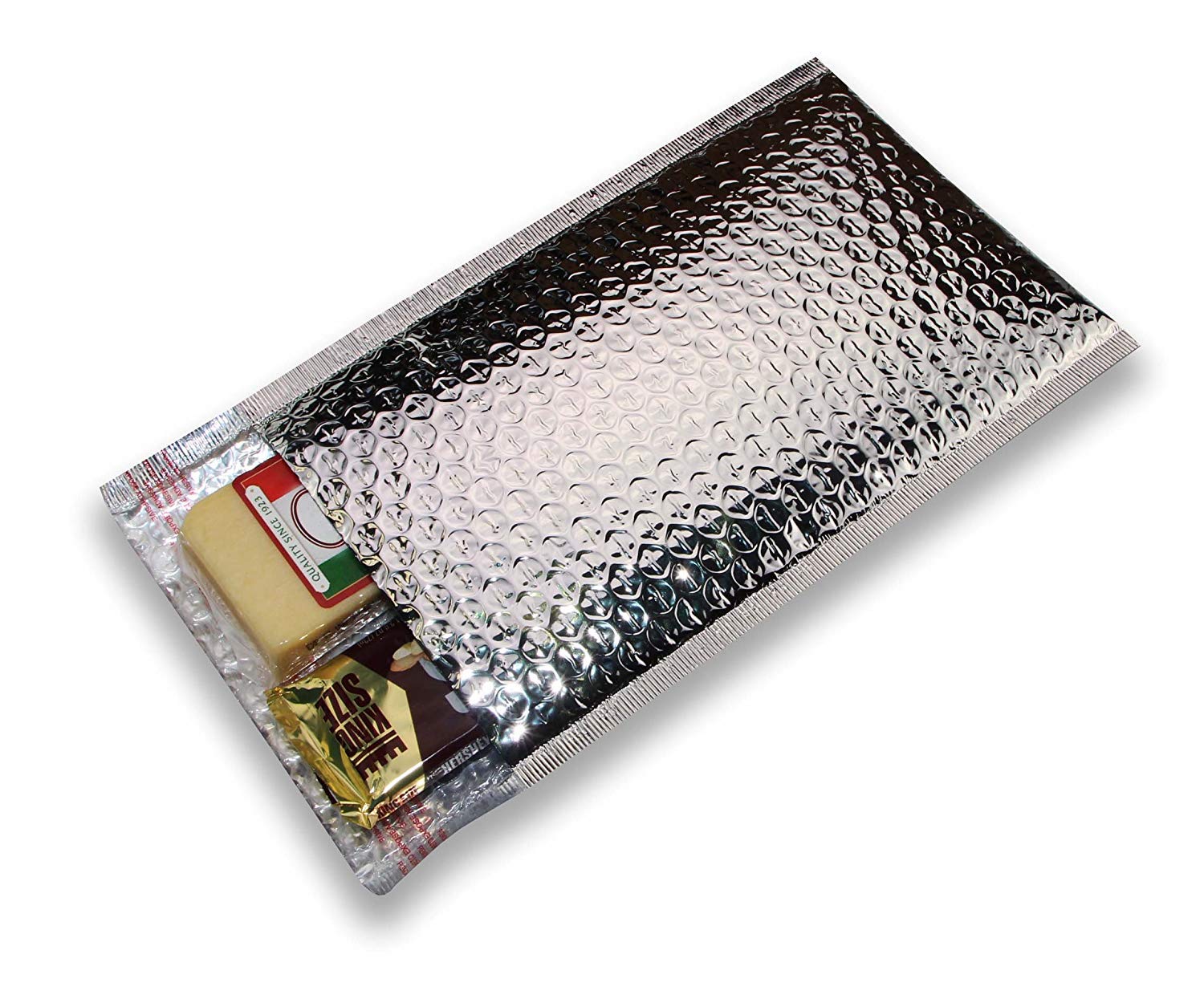 MANDBOY100 pcs #0 6x10 Metallic Glamour Cool Shield Thermal Bubble Mailers by ZebraPack