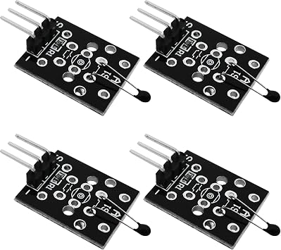 KY-013 Analog Temperature Sensor Module AIHJCNELE Simulated Temperature Sensor Electronic Blocks Development Board Accessories DIY Starter Kit 6-pcs