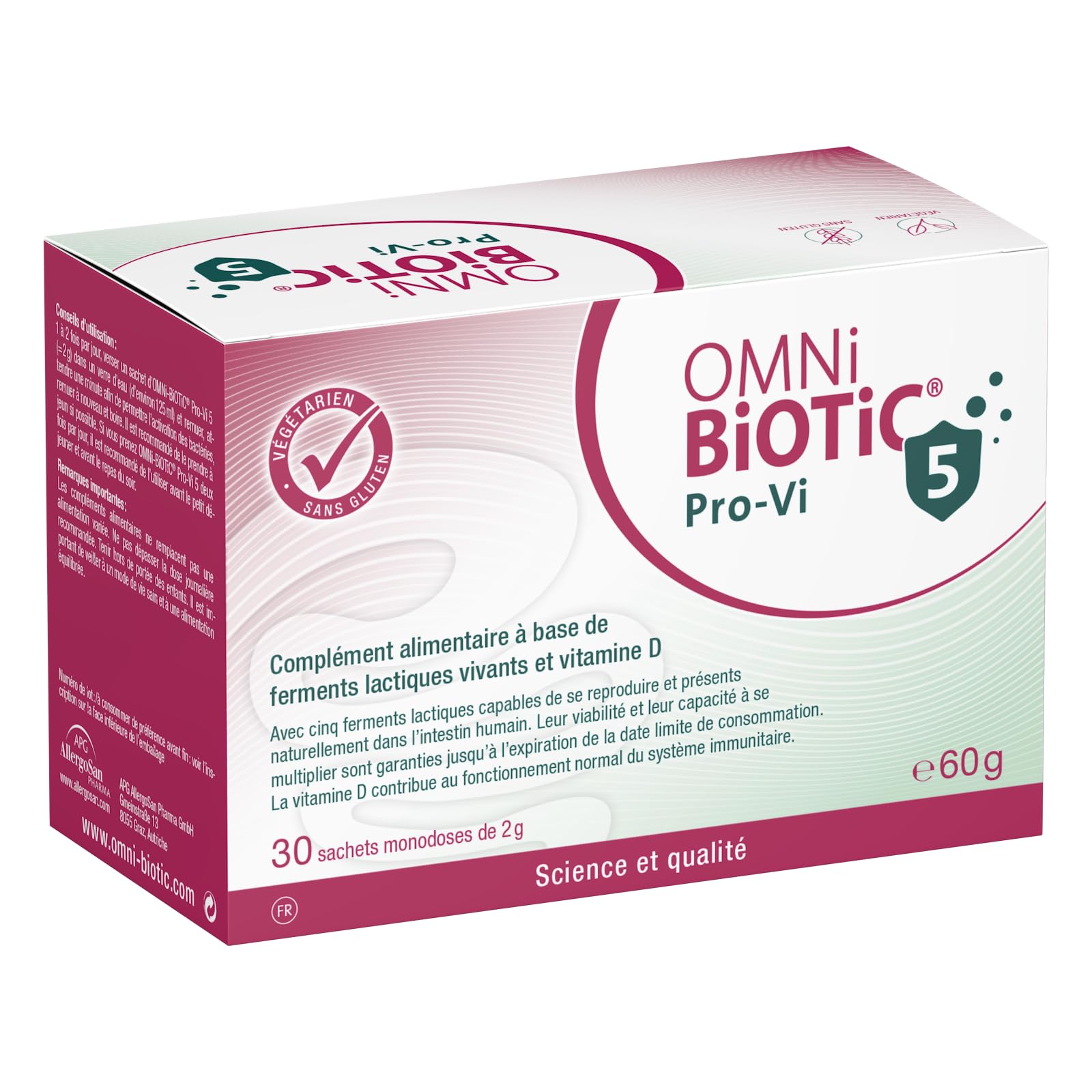 OMNi-BiOTiC Pro-Vi 5 | Probiotique avec vitamine D | Système immunitaire