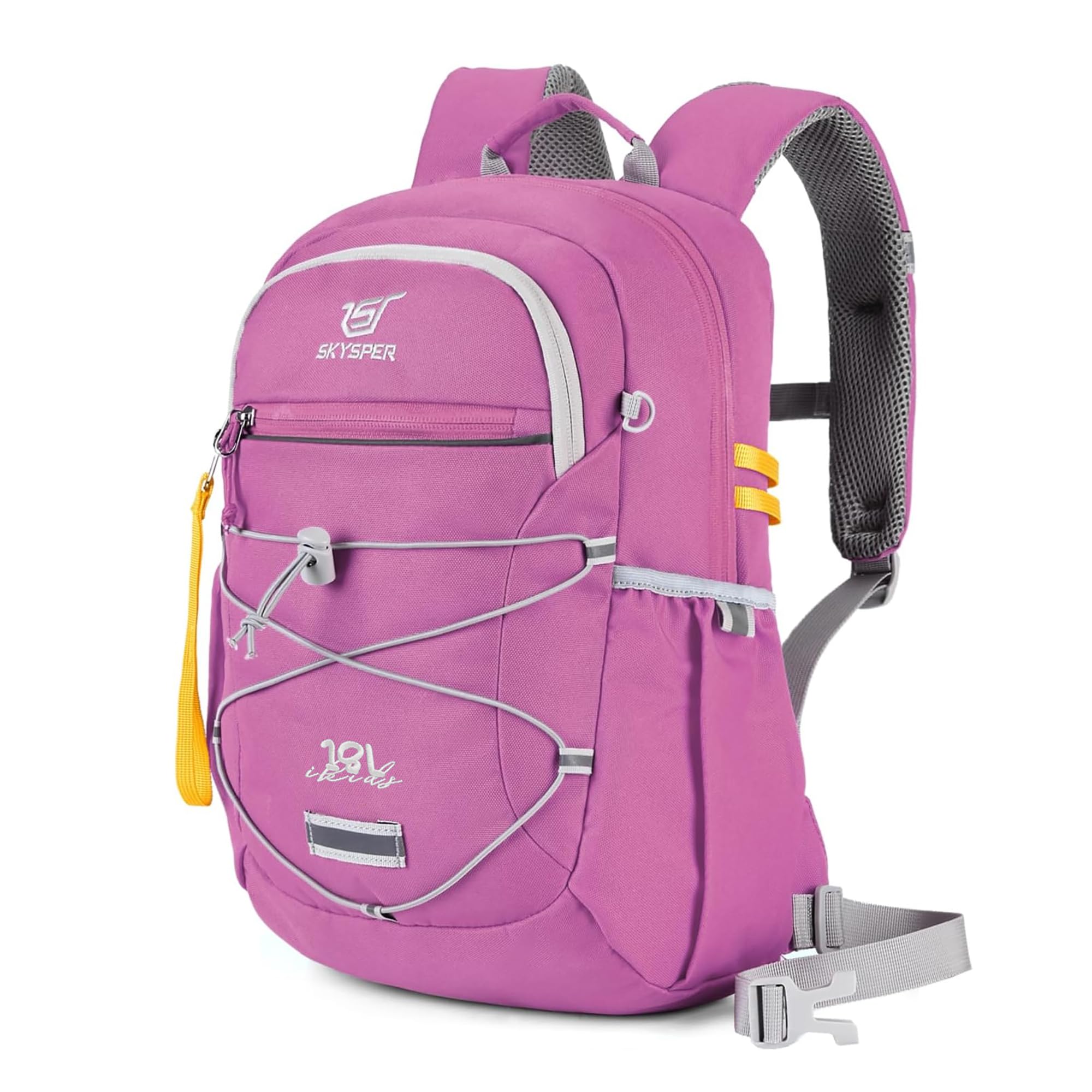 SKYSPER Kids Backpack 18L Children School Bag Child Boy Girl Pack Ages 4-8 for Traveling Day Trips Classes(Purple)